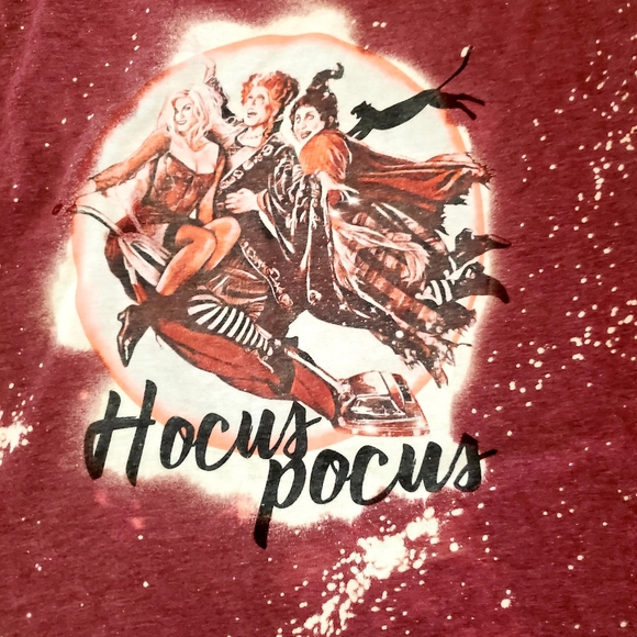 Vintage Bleached Hocus Pocus Tshirt - Picture 2 of 3